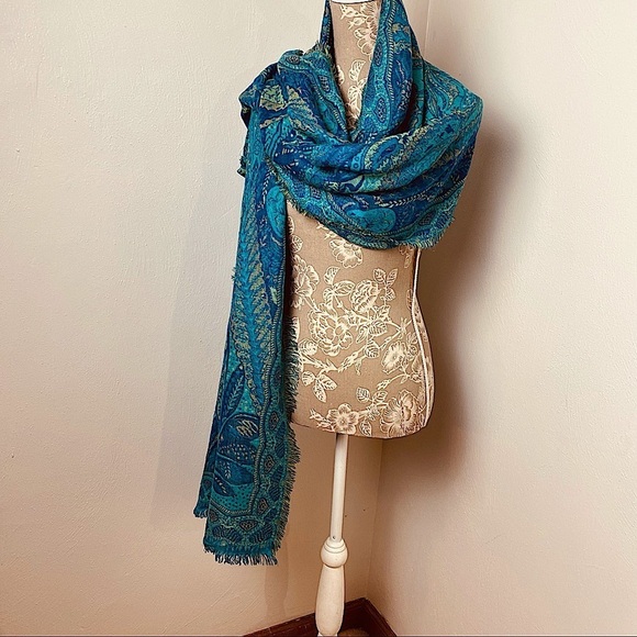 Women Large Multi Colors Wrap/ Scarf. One Size. - Picture 1 of 13